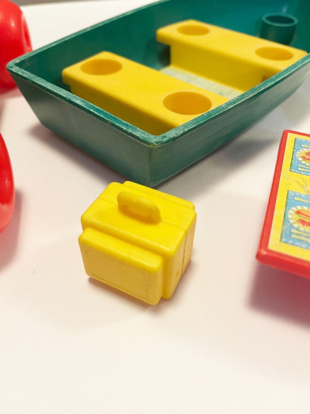 Vintage 1972 Fisher Price Little People Camper Boat Family Accessories Lot - Picture 8 of 16